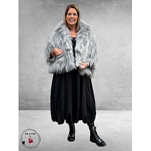 VINCENZO ALLOCCA Fluffy Jasje Grijs